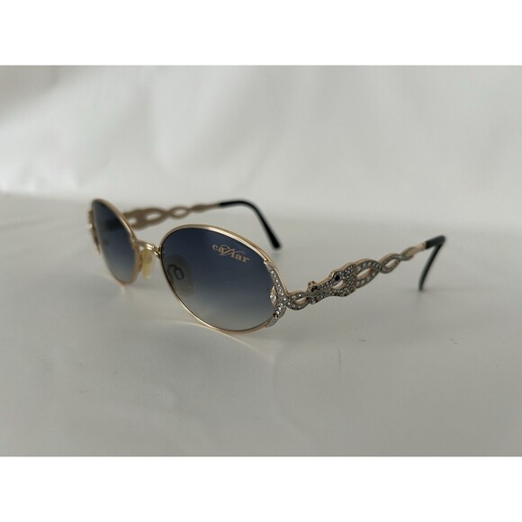 Caviar M 6748 Eyeglasses FRAMES 16 Brown 56[]18-135 Gold Champagne Series for